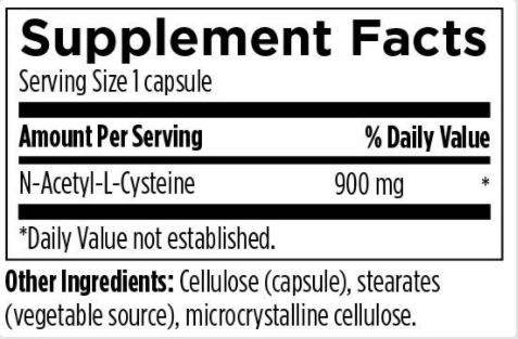 N-Acetyl-Cysteine 900mg 120 caps - Designs for Health