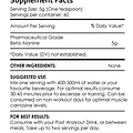 NutraTech Beta Alanine - 500gm