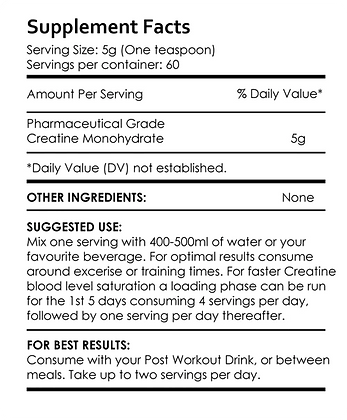 NutraTech Creatine Monohydrate – 500g