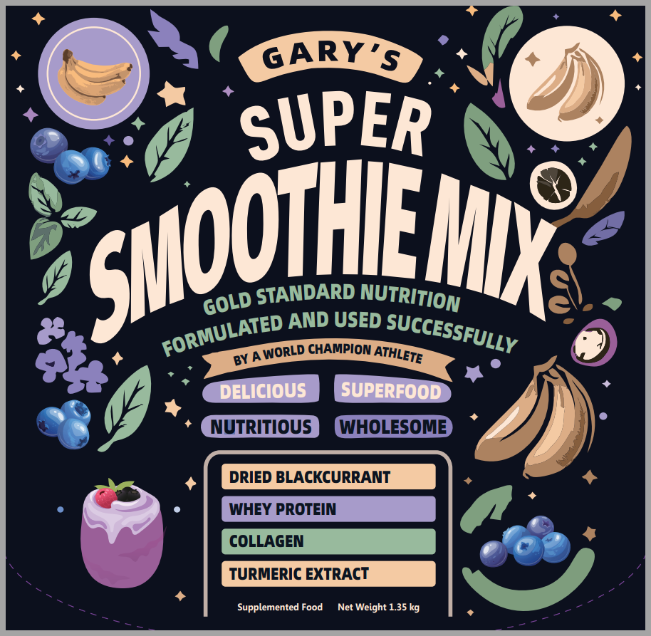 Gary's Special Super Smoothie Mix - 1.35kg - Back Order and Save!