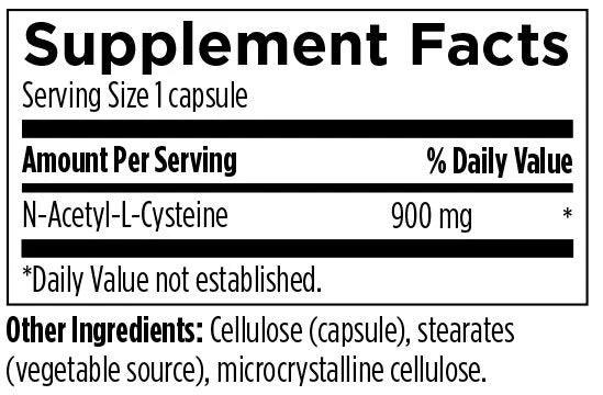 N-Acetyl-Cysteine (NAC) - Designs for Health 120 capsules - Expired (06/2024)