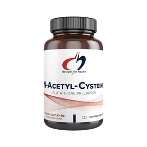 N-Acetyl-Cysteine (NAC) - Designs for Health 120 capsules - Expired (06/2024)